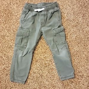 H&M 4T Army Green Cargo Pants